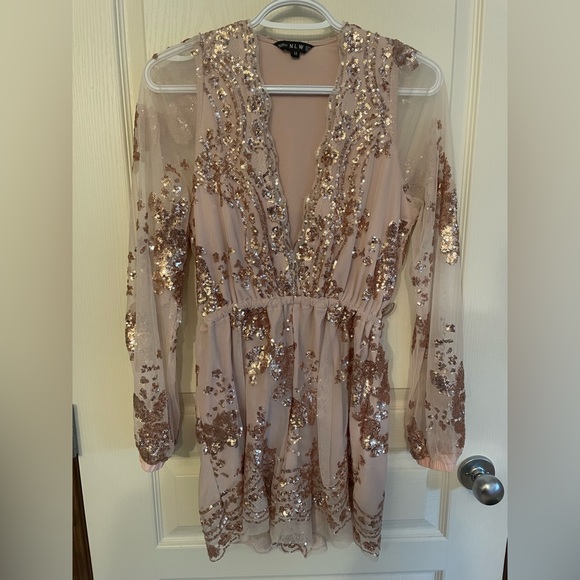 Beautiful Rose Gold Romper - Picture 4 of 6
